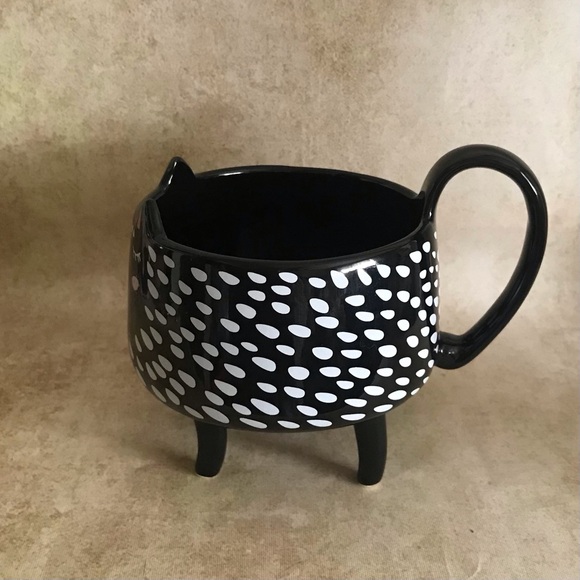 Footed Cat Mug NWOT - Picture 3 of 5